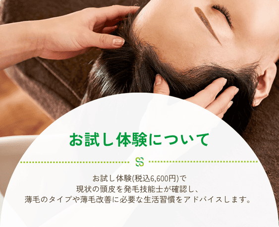 お試し体験について